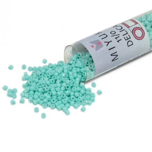 DB2122 Tubo Miyuki Delica 11/0 Duracoat Opaque Catalina 7,2gr.  - Miyukilandia