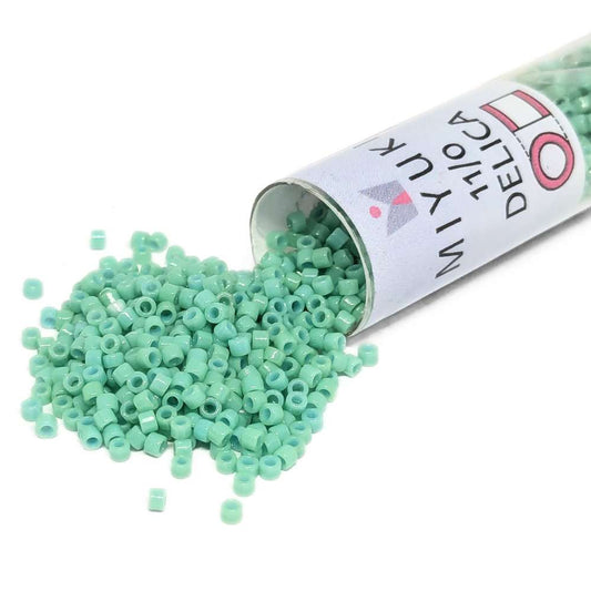 DB2125 Miyuki Delica 11/0 Duracoat Opaque Sea Opal 7,2gr.  - Miyukilandia