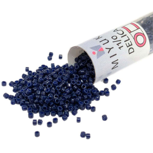DB2144 Tubo Miyuki Delica 11/0 Duracoat Cobalt Opaque Dyed 7,2gr  - Miyukilandia