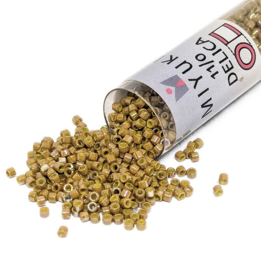 DB2272 Miyuki Delica 11/0 Opaque Glaze Pistacho 7,2gr.  - Miyukilandia