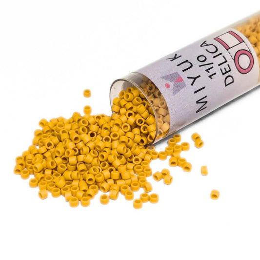 DB2285 Miyuki Delica 11/0 Frosted Opaque Glaze Beige 7,2gr.  - Miyukilandia