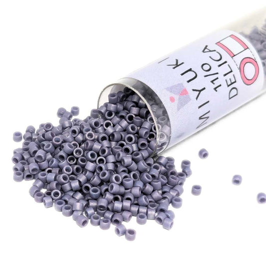 DB2292 Miyuki Delica 11/0 Frosted Opaque Glaze Grape 7,2gr.  - Miyukilandia