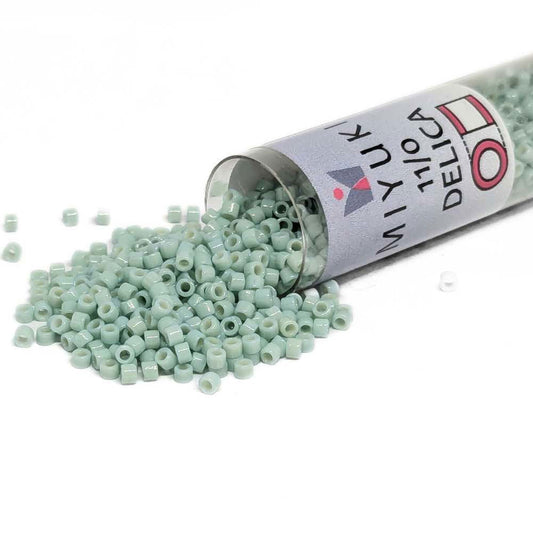 DB2356 Tubo Miyuki Delica 11/0 Duracoat Opaque Ocean Spray 7,2gr  - Miyukilandia