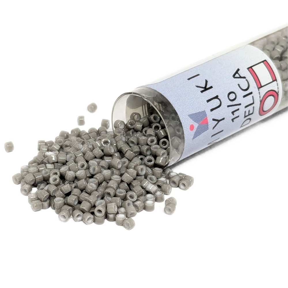 DB2367 Tubo Miyuki Delica 11/0 Duracoat Opaque Slate Grey 7,2gr. -  