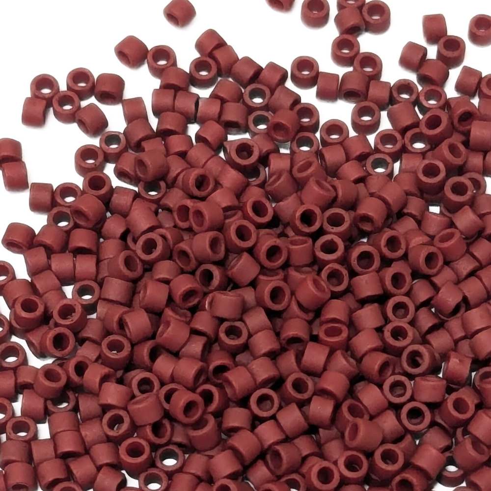 Miyuki Delica Opaque Matte color Maroon