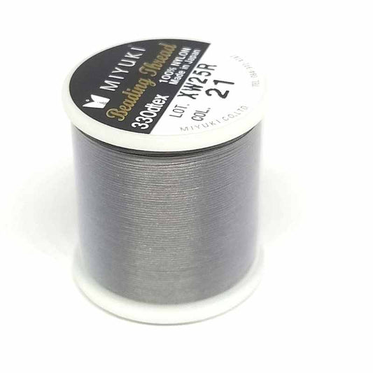 Hilo Miyuki B Ø = 0,18mm - 50 Metros Color Earl Grey nº21  - Miyukilandia