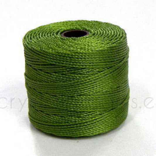Hilo S-Lon (Superlon) Bobina 70 metros - Color: Avocado -  - Crystaldreams Abalorios