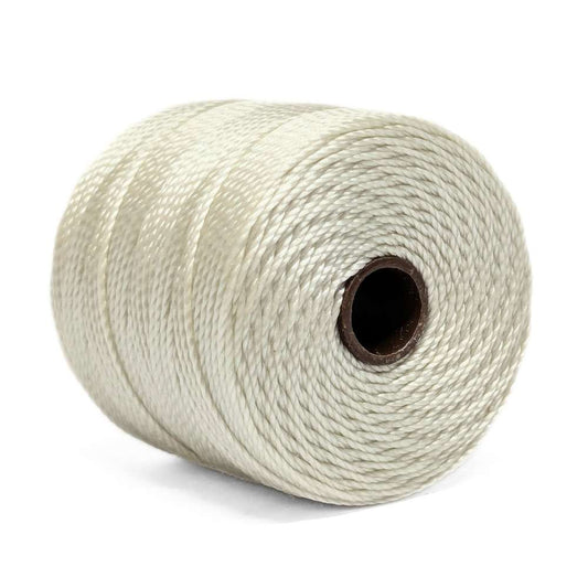 Hilo S-Lon (Superlon) Bobina 70 metros - Color: Cream - Hilos superlon para abalorios y macramé 