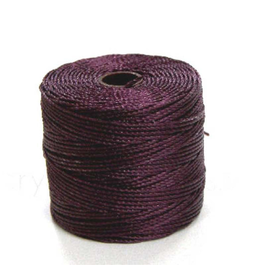 Hilo S-Lon (Superlon) Bobina 70 metros - Color: Eggplant -  - Crystaldreams Abalorios