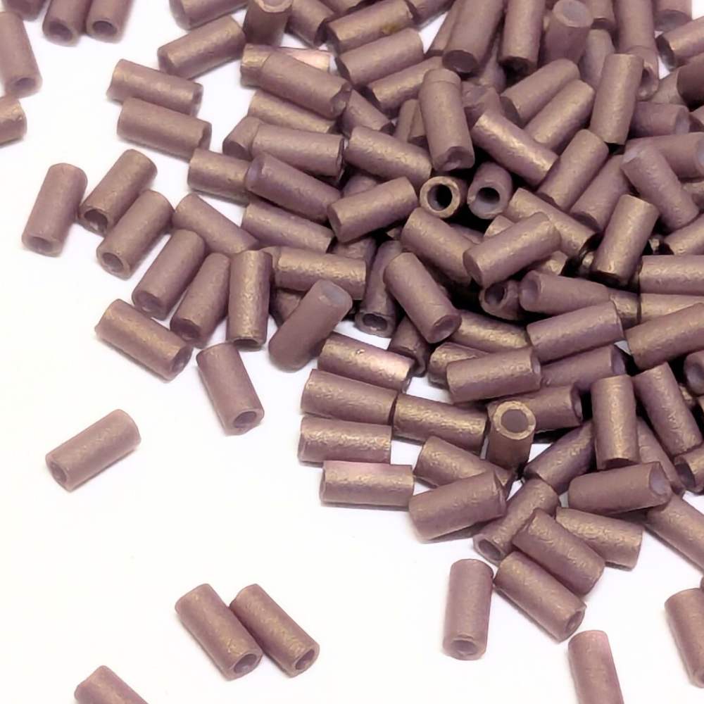 Bugle Miyuki 3mm Matte Antique Rose – 5 gr. col. 2034