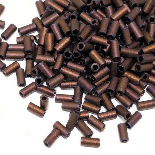 Matellic Matte Dark Raspberry canutillos miyuki