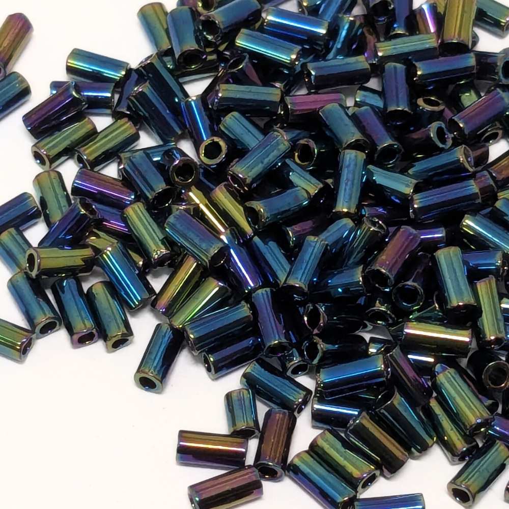 Bugle Miyuki 3mm Metallic Variegated Blur 3mm | Crystaldreams ...