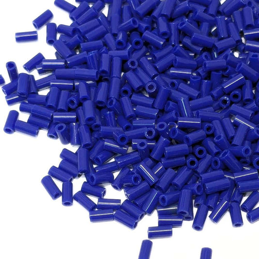 opaque cobalt bugle beads miyuki