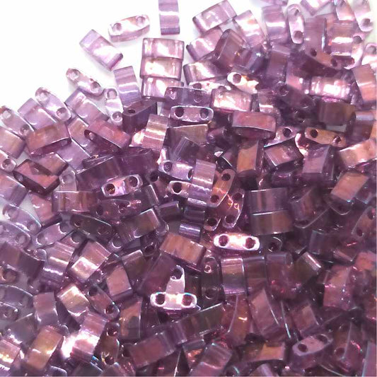 Miyuki Half-Tila - 2,5mm - 2 gr. - Light Amethyst Gold Luster  - Miyukilandia