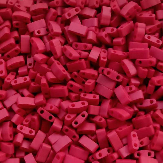 Miyuki Half-Tila - 2,5mm - 2 gr. - Matte Brick Red  - Miyukilandia