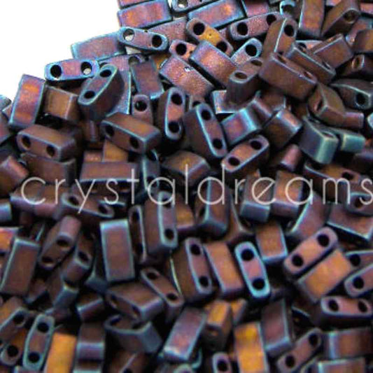 Miyuki Half-Tila - 2,5mm - 2 gr. - Matte Metallic Copper  - Miyukilandia