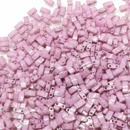 Miyuki Half-Tila - 2,5mm - 2 gr. - Opaque Antique Rose Luster  - Miyukilandia