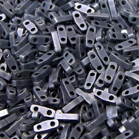 Miyuki Quarter-Tila - 5x1,2x1,9mm - 1 gr. - Matte Blue Gray  - Miyukilandia