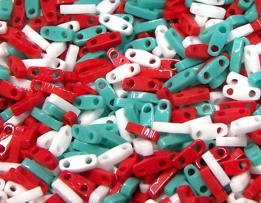 Miyuki Quarter-Tila - 5x1,2x1,9mm - 1 gr. - Mix Ship Ahoy  - Miyukilandia