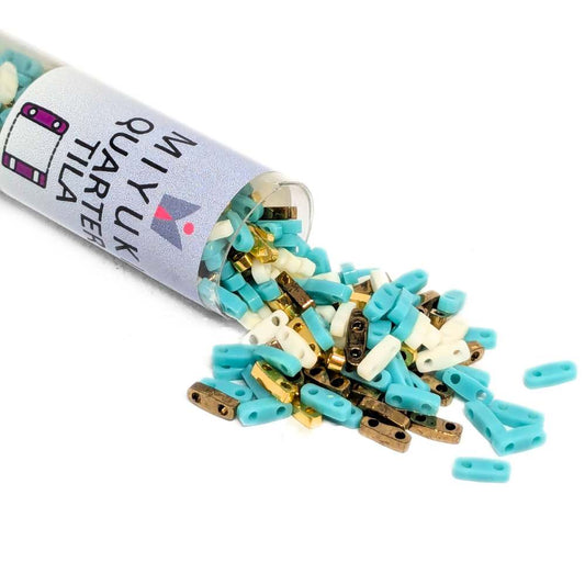Miyuki Quarter-Tila Mix212 Cleopatra Mix – Tubo 7,2 gramos -  