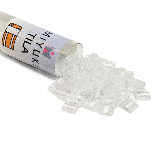 Miyuki Tila 131 - Transparent Crystal - Tubo 7,2gr. -  