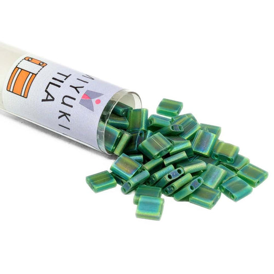 Miyuki Tila 146FR - Matte Transparent Green AB - Tubo 7,2gr. -  