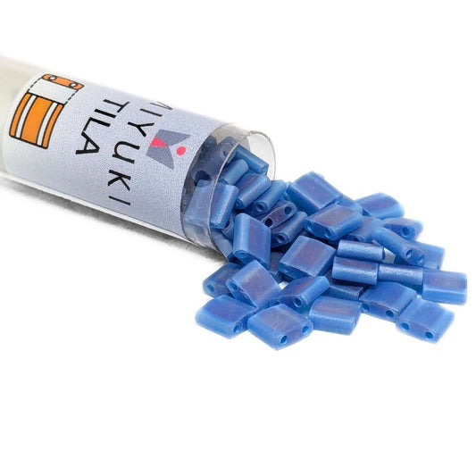 Miyuki Tila 149FR - Matte Transparent Capri Blue AB - Tubo 7,2gr. -  