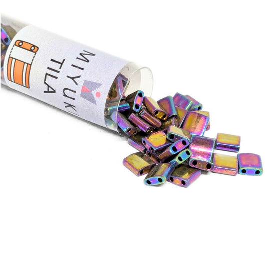 Miyuki Tila 188 - Metallic Purple Gold Iris - Tubo 7,2gr. -  