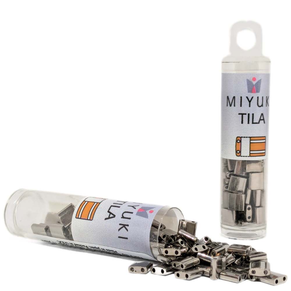 Miyuki Tila 194 - Palladium Plated - Tubo 7,2gr. -  