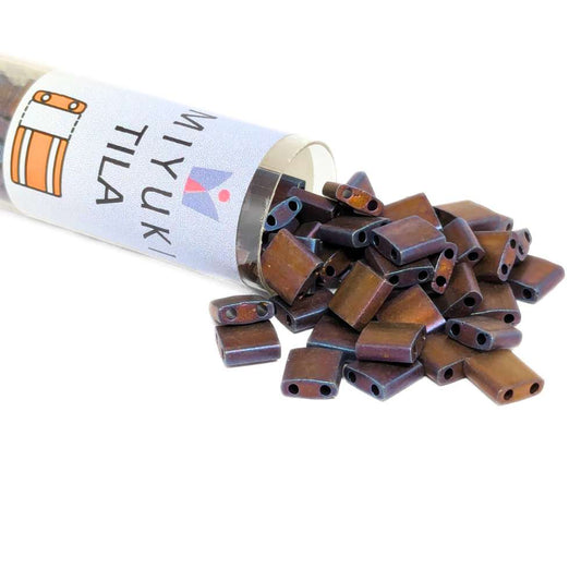 Miyuki Tila 2005 - Matte Metallic Dark Raspberry Iris - Tubo 7,2gr. -  