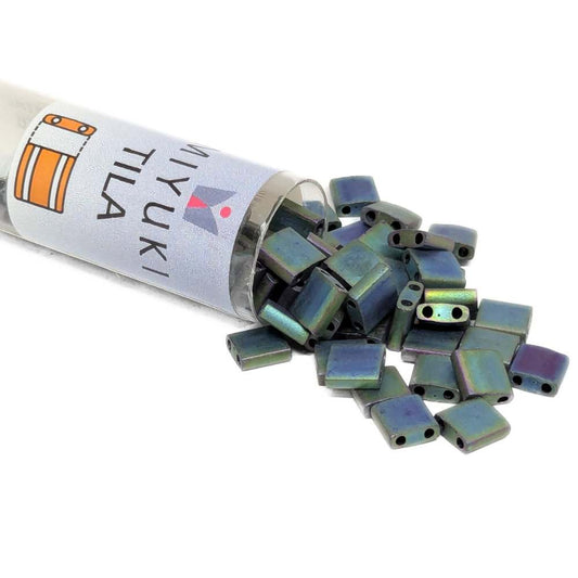 Miyuki Tila 2064 - Matte Metal Blue Green - Tubo 7,2gr. -  