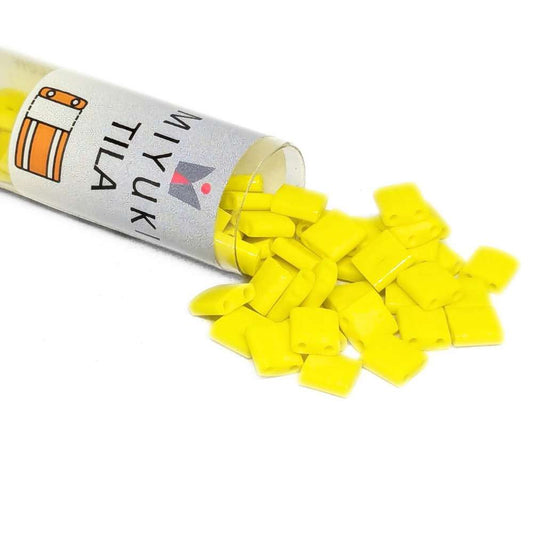 Miyuki Tila 404 - Opaque Yellow - Tubo 7,2gr. -  
