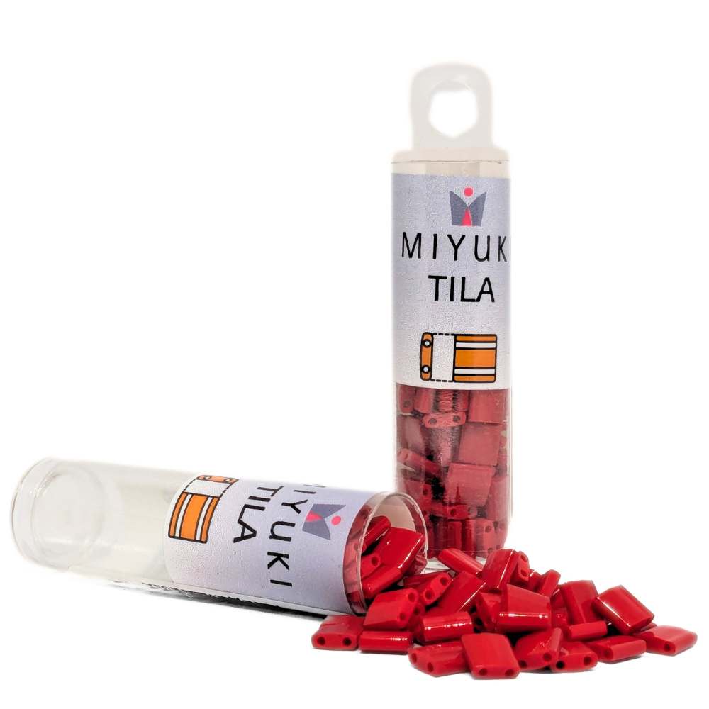 Miyuki Tila 408 - Opaque Red - Tubo 7,2gr. -  