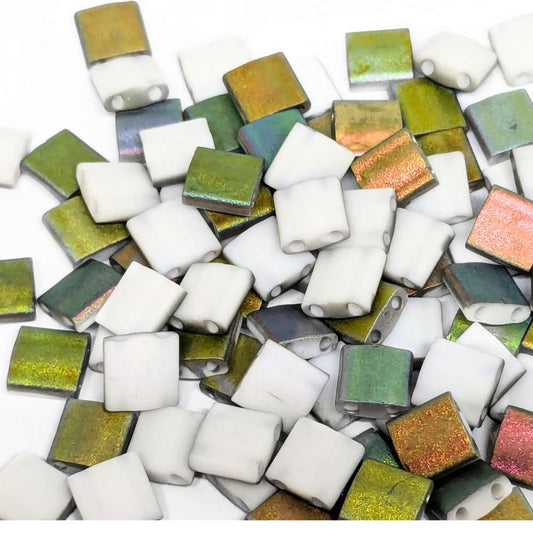 Miyuki Tila 4559 5mm pack 2 gr. - Labrador Vitrail Matte  - Miyukilandia