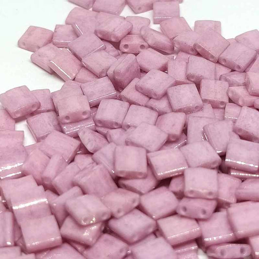Miyuki Tila 0599 5mm - pack de 2 gr. - Opaque Antique Rose Luster  - Miyukilandia