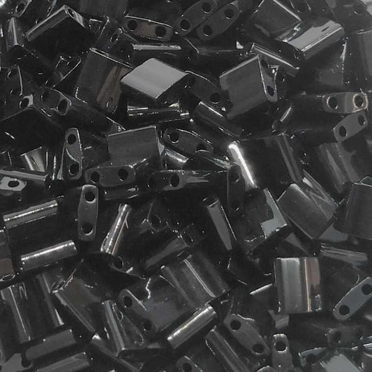 Miyuki Tila 5mm pack de 2 gr. - Black  - Miyukilandia