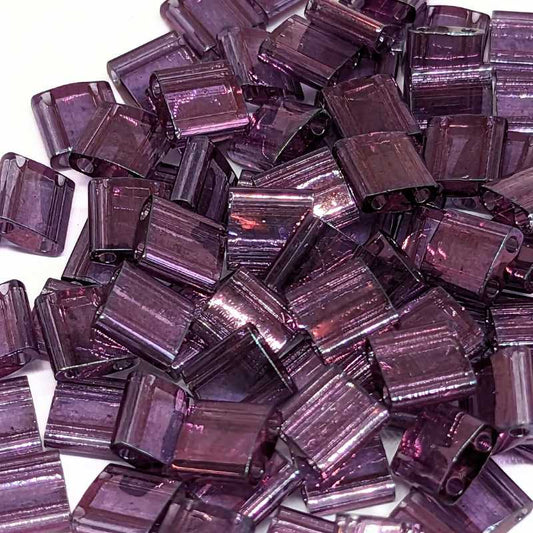 Miyuki Tila 5mm pack de 2 gr. - Light Amethyst Gold Luster  - Miyukilandia