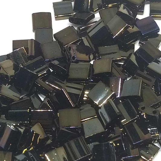 Miyuki Tila 5mm pack de 2 gr. - Metallic Brown Iris  - Miyukilandia