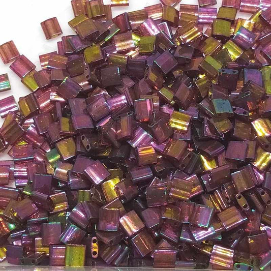 Miyuki Tila 5mm pack de 2 gr. - Rose Gold Luster  - Miyukilandia