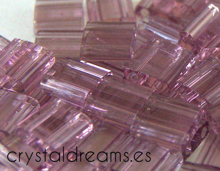 Miyuki Tila 5mm pack de 2 gr. - Trasparent Smoky Amethyst  - Miyukilandia