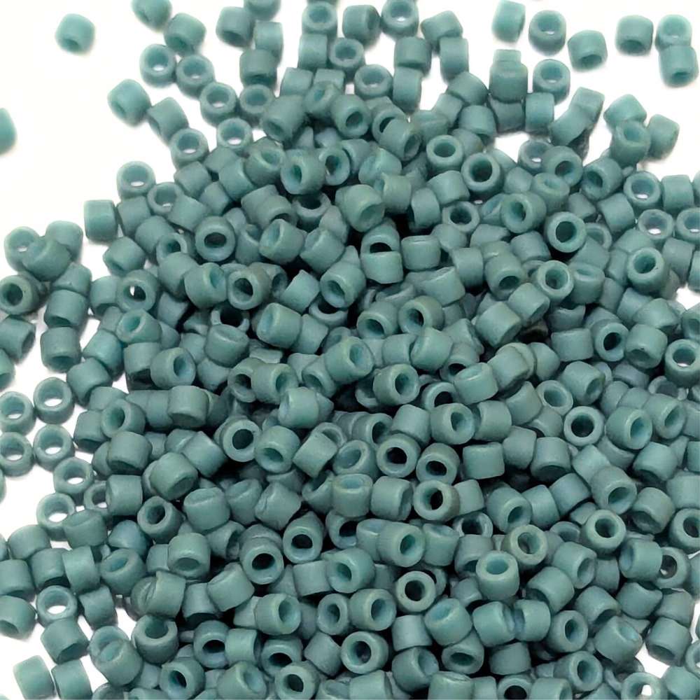11/0 MIYUKI delica DB2407 Opaque Matte Eucalyptus - 1gr.