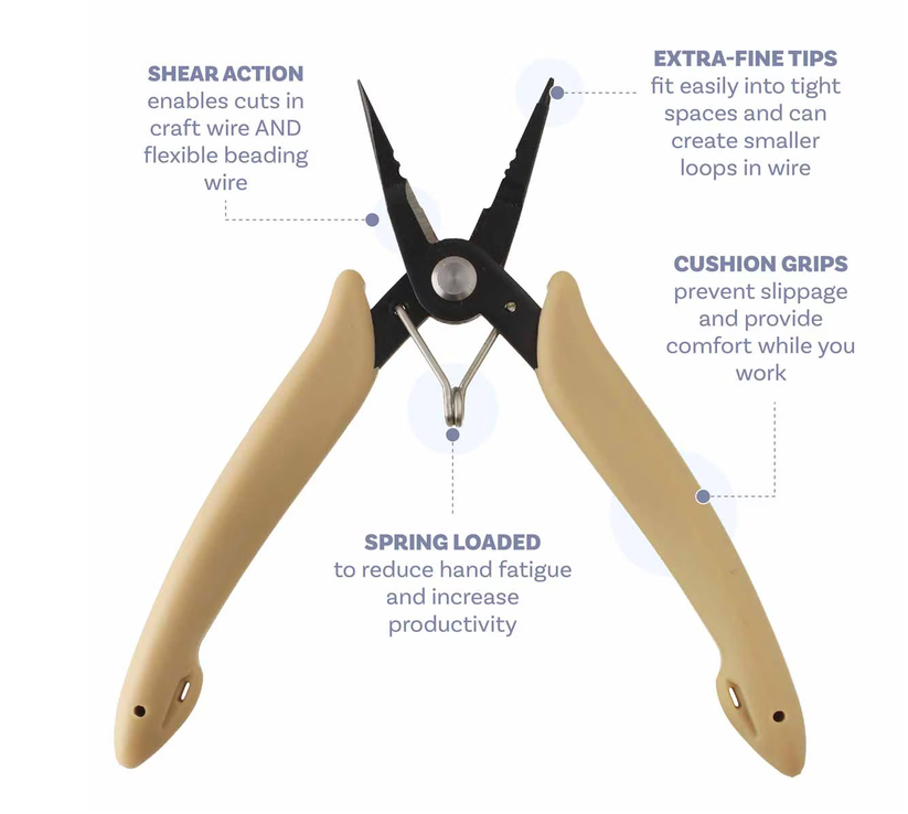 Alicates Multifunción 4 en 1 para Joyería The Beadsmith Beader’s All-in-One™
