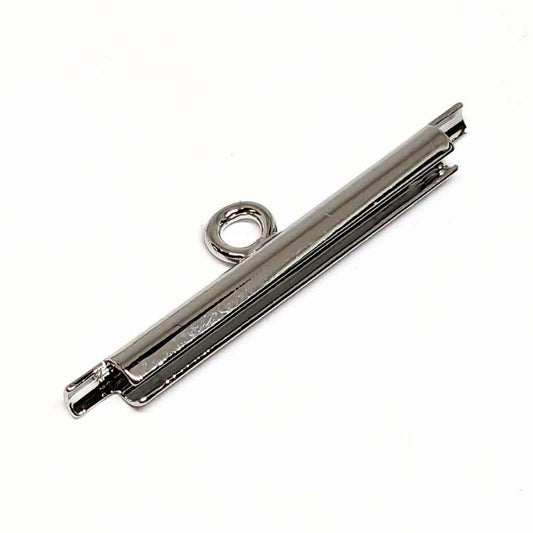 Terminal a deslizar Miyuki para 11/0 20mm Platinum  - Miyukilandia