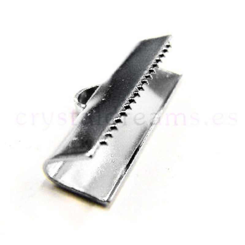 Terminales 20x4mm Agujero:3mm Platinum - Miyukilandia