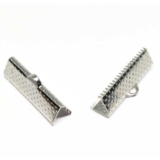 Terminales 25x6mm Agujero:2mm Silver - Miyukilandia