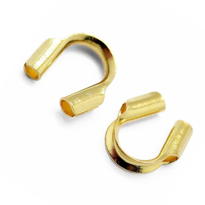 Tutores en plata de ley 925 4,5mm con baño dorado -  - Crystaldreams Abalorios