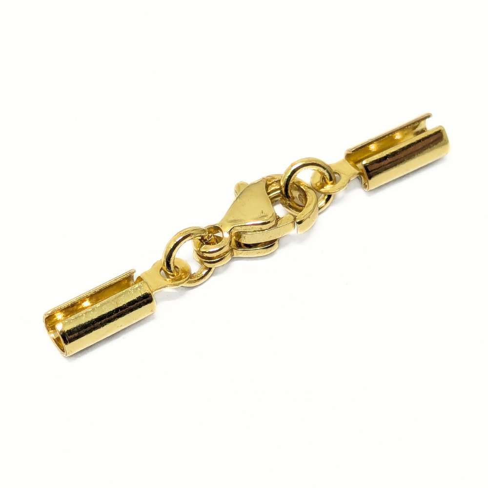 Cadena Con Cierre Mosquetón Acero Inoxidable. 50cms