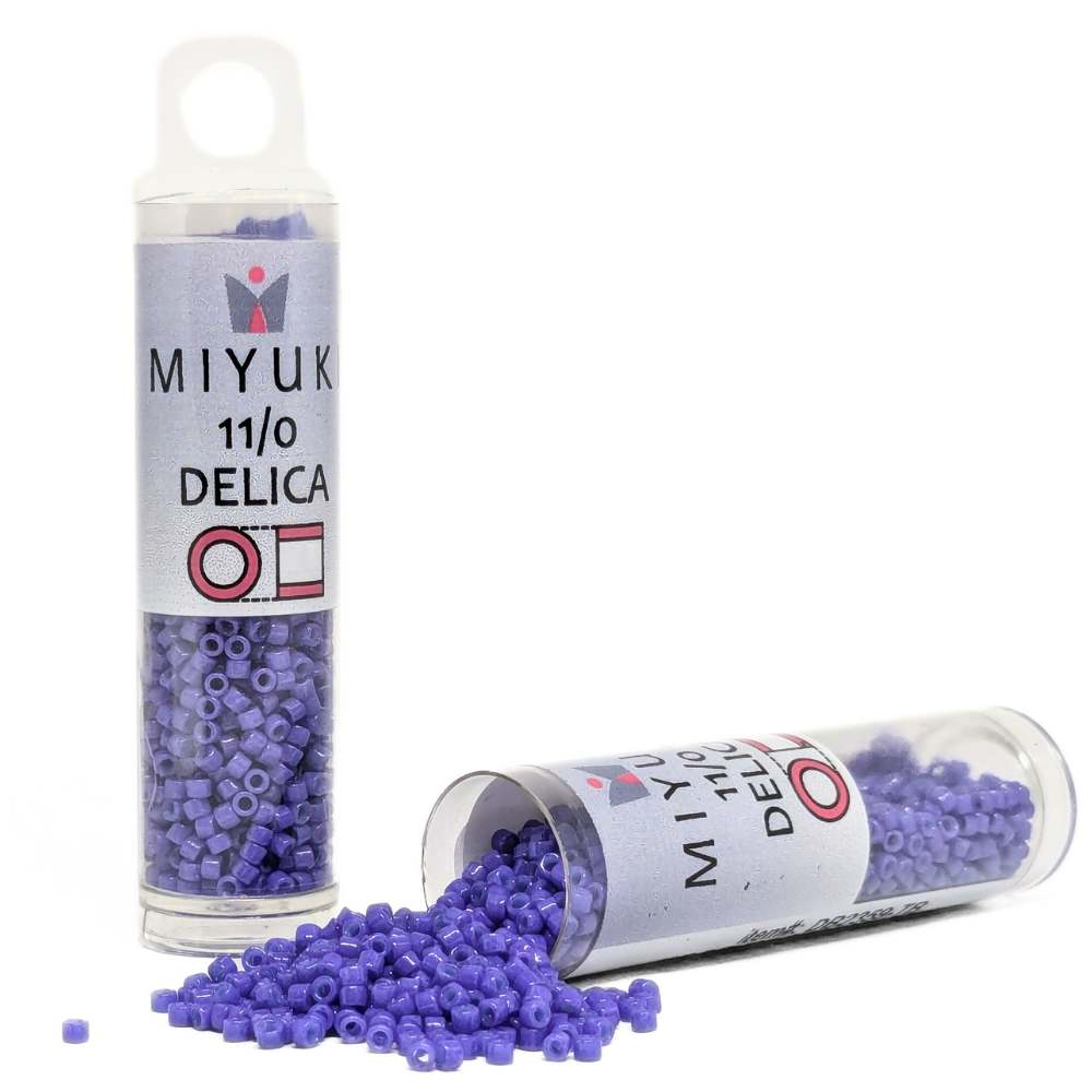 DB2359 Miyuki Delica 11/0 Duracoat Opaque Violet Blue Tube 7.2gr.