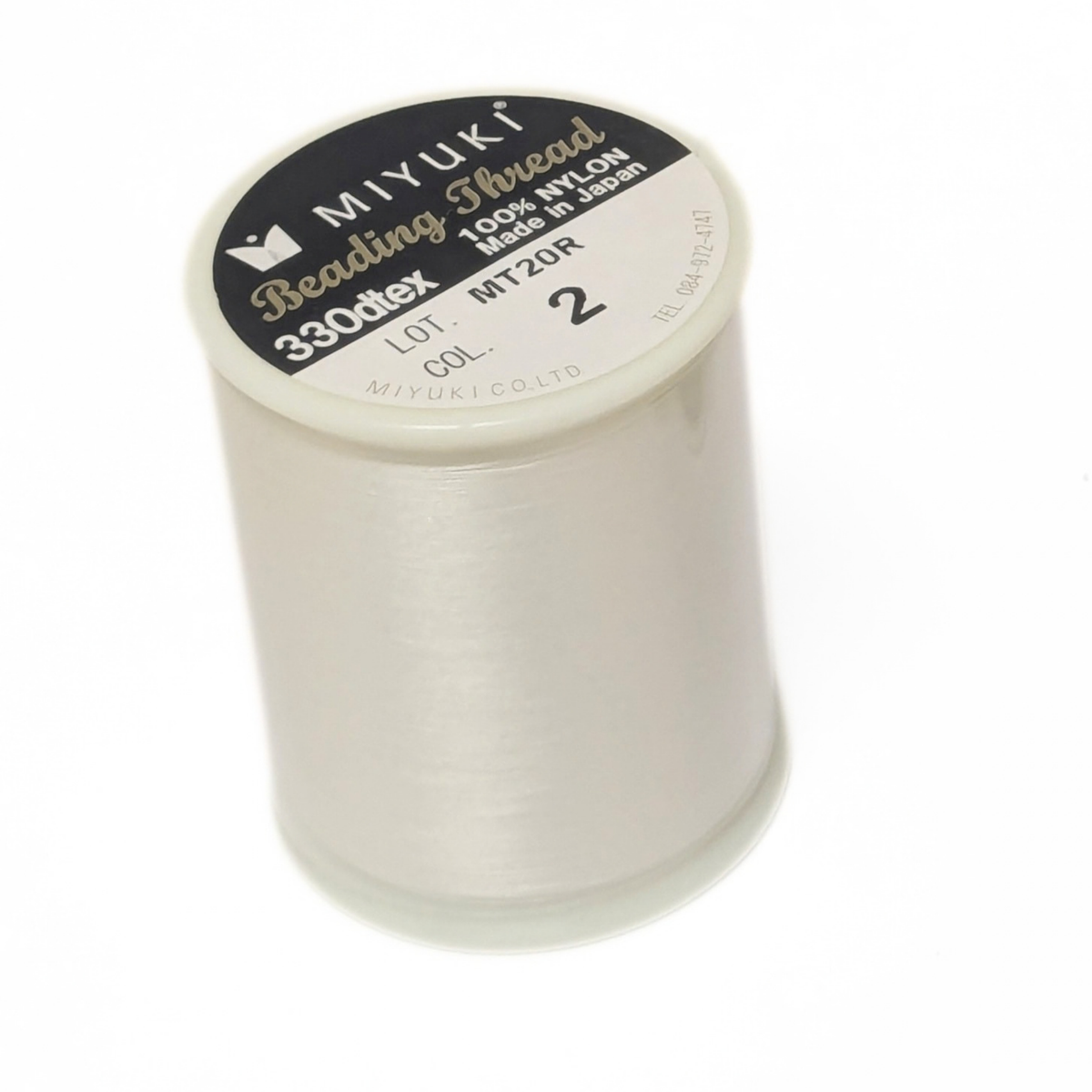 Hilo Miyuki B Ø = 0,18mm - 500 Metros Color Eggshell nº2