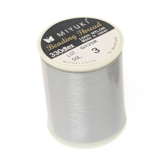 Hilo Miyuki B Ø = 0,18mm - 500 Metros Color Silver nº3
